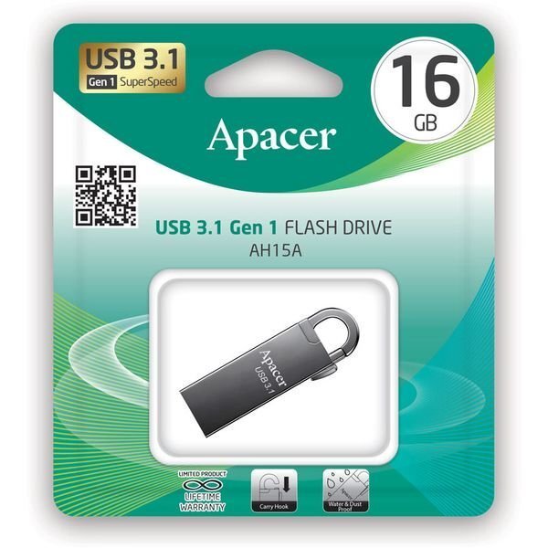 Mälupulk Apacer AP16GAH15AA-1, 16GB цена и информация | Mälupulgad | kaup24.ee