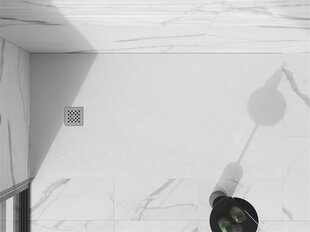 Прямоугольный душевой поддон Mexen Stone+ с сифоном, белый, 160x70,80,90,100 см цена и информация | Полочки для душа | kaup24.ee
