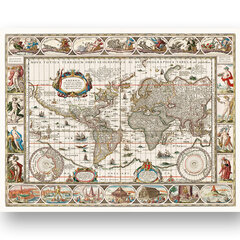 Плакат Античная карта II, 42x59 см (A2), Wolf Kult цена и информация | Картины, живопись | kaup24.ee