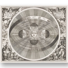 Plakat Antiikne kaart 1708, 42x59 cm (A2), Wolf Kult hind ja info | Seinapildid | kaup24.ee
