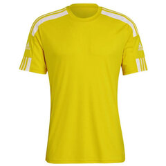 Футболка Adidas Squadra 21, желтая цена и информация | Футбольная форма и другие товары | kaup24.ee
