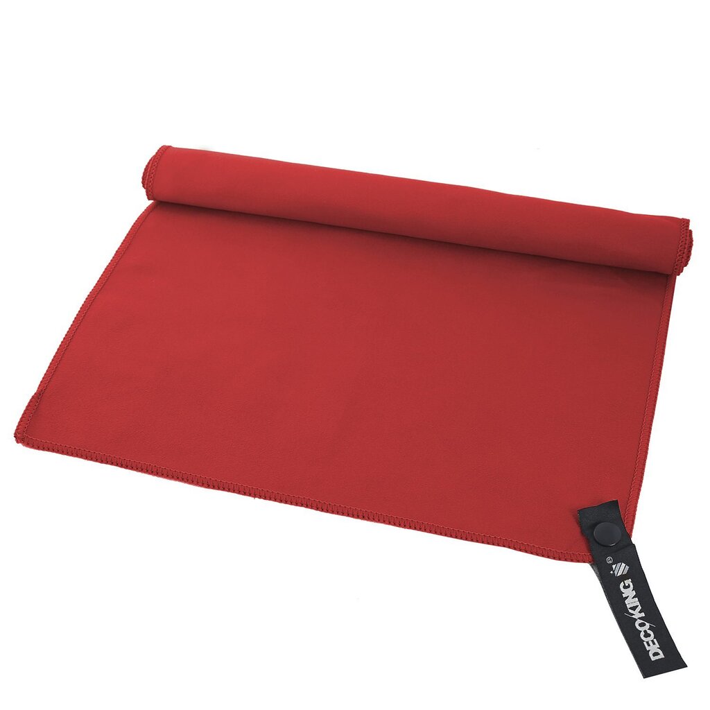 Decoking mikrofiiber rätik, punane - erinevad suurused hind ja info | Rätikud, saunalinad | kaup24.ee