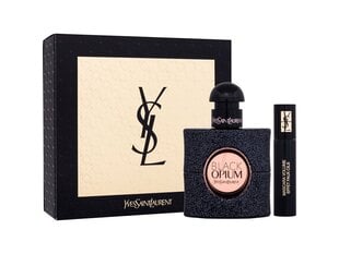 Komplekt naistele Yves Saint Laurent Black Opium: EDP, 30 ml + miniripsmetušš, 2 ml hind ja info | Naiste parfüümid | kaup24.ee