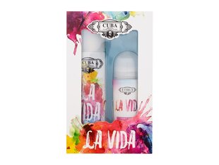 Komplekt naistele Cuba La Vida: EDT 100 ml + rulldeodorant, 50 ml цена и информация | Женские духи | kaup24.ee