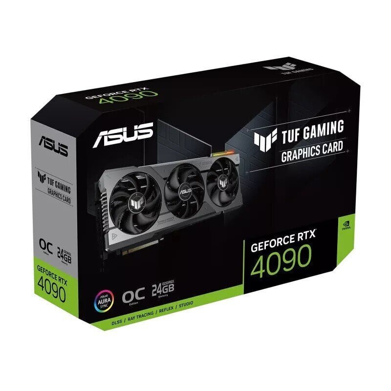 Asus TUF Gaming GeForce RTX 4090 OC Edition 24GB GDDR6X (TUF-RTX4090-O24G-GAMING) цена и информация | Videokaardid (GPU) | kaup24.ee