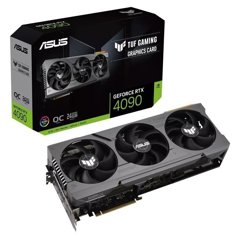 Asus TUF Gaming GeForce RTX 4090 OC Edition 24GB GDDR6X (TUF-RTX4090-O24G-GAMING) hind ja info | Videokaardid (GPU) | kaup24.ee