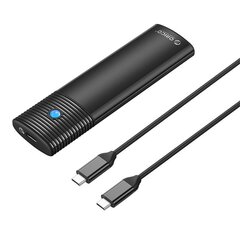 M.2 NVMe External Enclosure, Orico PWM2-G2-BK-EP, USB-C, 10Gbps (Black) hind ja info | Väliste kõvaketaste ümbrised | kaup24.ee