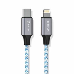 Devia cable Vogue PD USB-C - Lightning 1,0 м 20 Вт 3A tube цена и информация | Кабели и провода | kaup24.ee