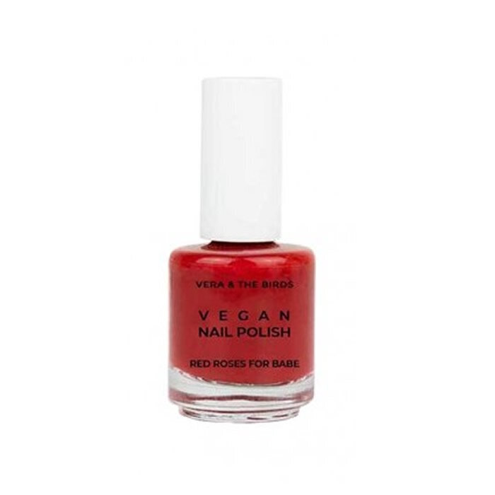 Küünelakk Vegan Nail Polish Vera & The Birds Red Roses for Babe, 14 ml цена и информация | Küünelakid, küünetugevdajad | kaup24.ee