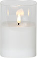 Dekoratiivne LED-küünal Star Trading Flamme, läbipaistev, 9 x 12,5 cm