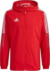 Куртка Adidas Tiro 21, красная цена и информация | Футбольная форма и другие товары | kaup24.ee