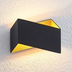 Настенный светильник Archchio Assona LED, черный с золотом цена и информация | Настенный светильник Конусы | kaup24.ee