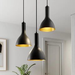 Подвесной светильник Archchio Cosmina, 3 лампочки. круглый черный цена и информация | Потолочный светильник, 38 x 38 x 24 см | kaup24.ee