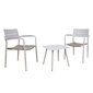 Rõdukomplekt COCORA laud ja 2 tooli, pruun hind ja info | Aiamööbli komplektid | kaup24.ee