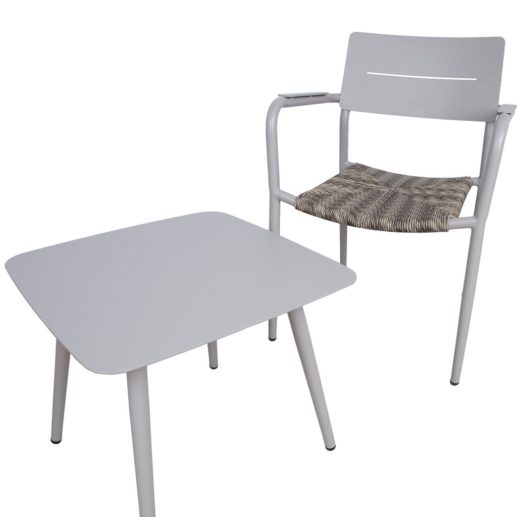 Rõdukomplekt COCORA laud ja 2 tooli, pruun цена и информация | Aiamööbli komplektid | kaup24.ee