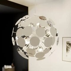 Белый подвесной светильник Кинан с дисками цена и информация | Люстры | kaup24.ee