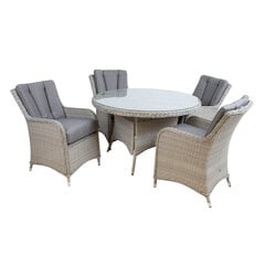 Aiamööblikomplekt ASCOT laud ja 4 tooli цена и информация | Комплекты уличной мебели | kaup24.ee