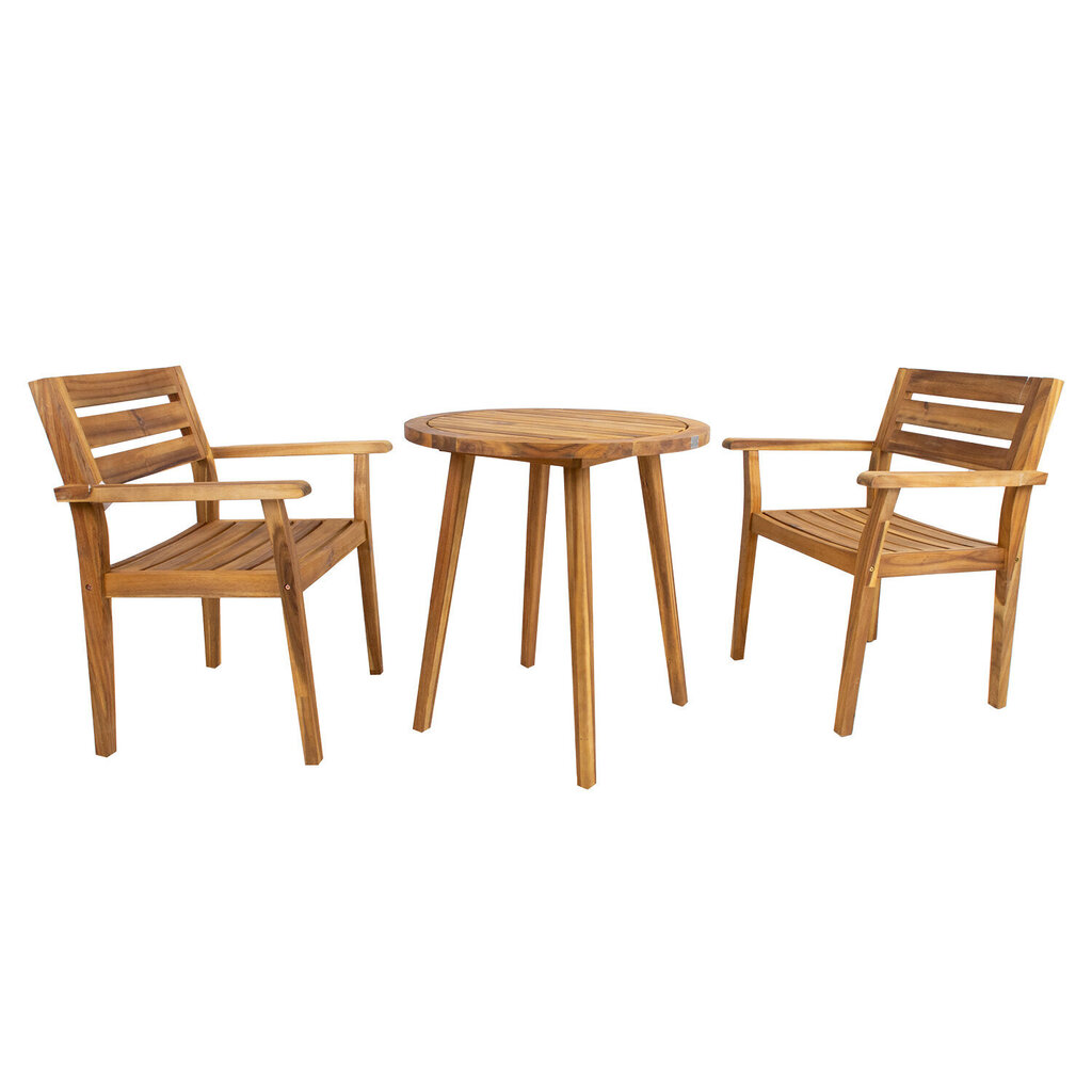 Aiamööbli komplekt FLORIAN laud ja 2 tooli hind ja info | Aiamööbli komplektid | kaup24.ee