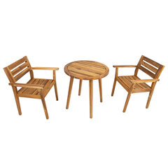 Садовая мебель FLORIAN (стол и 2 стула) цена и информация | Комплекты уличной мебели | kaup24.ee