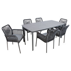 Aiamööbli komplekt HELA laud ja 6 tooli hind ja info | Aiamööbli komplektid | kaup24.ee