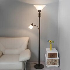Светодиодный светильник Dunja с лампой для чтения цена и информация | Торшеры | kaup24.ee