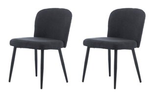 2 tooli komplekt Element Nicole Designer chair, must hind ja info | Söögilaua toolid, köögitoolid | kaup24.ee