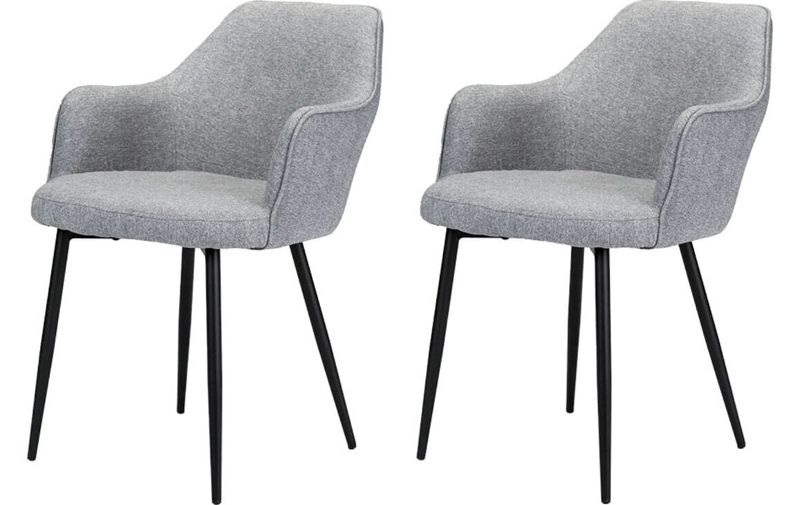 2 tooli komplekt Tiffany Designer chair, hall цена и информация | Söögitoolid, baaritoolid | kaup24.ee