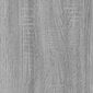 vidaXL raamatukapp, hall Sonoma, 60 x 33 x 70,5 cm, tehispuit ja teras цена и информация | Riiulid | kaup24.ee