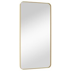 vidaXL seinapeegel, kuldne, 50 x 10 cm, ristkülik цена и информация | Зеркала | kaup24.ee