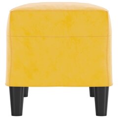 vidaXL pink, kollane, 70 x 35 x 41 cm, samet hind ja info | Kott-toolid, tumbad, järid | kaup24.ee