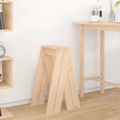 vidaXL pukid 2 tk, 40 x 40 x 75 cm, männipuit hind ja info | Söögilaua toolid, köögitoolid | kaup24.ee