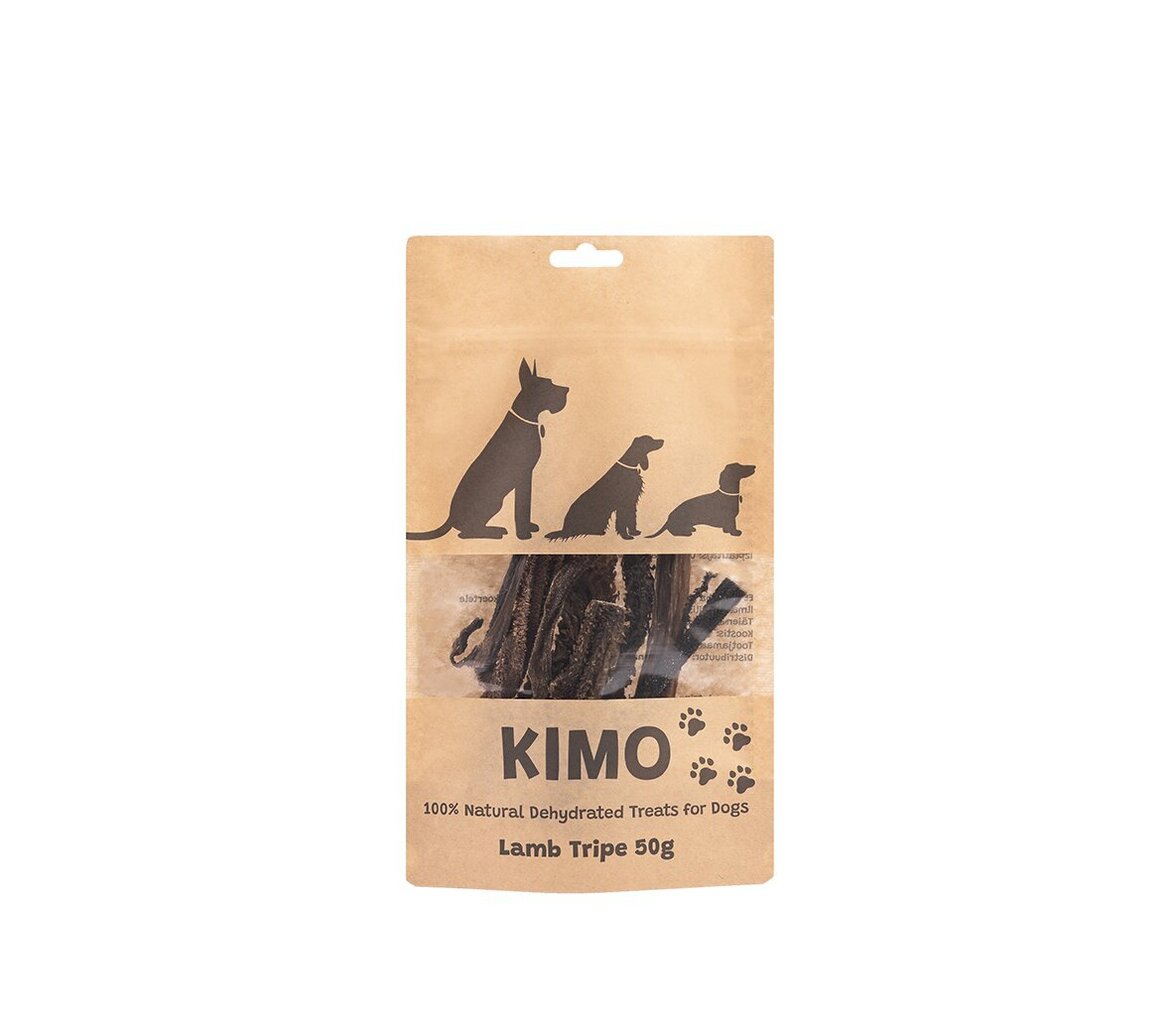 Kimo kuivatatud lamba magu 50g цена и информация | Maiustused koertele | kaup24.ee