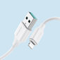 Joyroom USB Charging / Data Cable - Lightning 2.4A 0.25m white (S-UL012A9) (0,25) цена и информация | Mobiiltelefonide kaablid | kaup24.ee