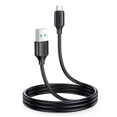 Joyroom cable USB-A - Micro USB 480Mb / s 2.4A 1m black (S-UM018A9) (Black) hind ja info | Mobiiltelefonide kaablid | kaup24.ee