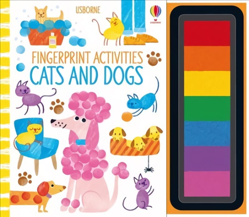 Fingerprint Activities Cats and Dogs hind ja info | Väikelaste raamatud | kaup24.ee