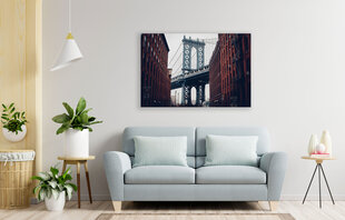 Reproduktsioon Brooklyni sild, 100x70 cm hind ja info | Seinapildid | kaup24.ee
