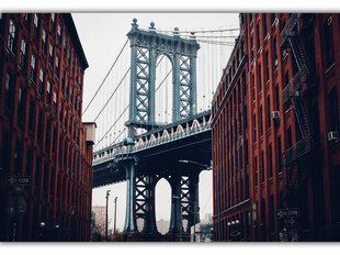 Reproduktsioon Brooklyni sild, 100x70 cm hind ja info | Seinapildid | kaup24.ee