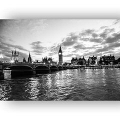 Картина Черно-белый Лондон, 100х70 см цена и информация | Картины, живопись | kaup24.ee