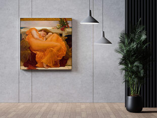 Reproduktsioon "Leegitsev juuni" (Frederic Leighton), 40x40 cm. hind ja info | Seinapildid | kaup24.ee