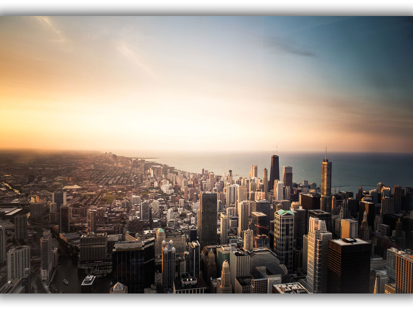 Reproduktsioon Chicago, 100x70 cm hind ja info | Seinapildid | kaup24.ee