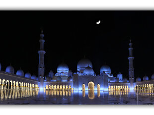 Reproduktsioon Dubai öösel, 100x70 cm hind ja info | Seinapildid | kaup24.ee