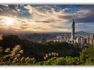 Reproduktsioon Taipei, 100x70 cm hind ja info | Seinapildid | kaup24.ee