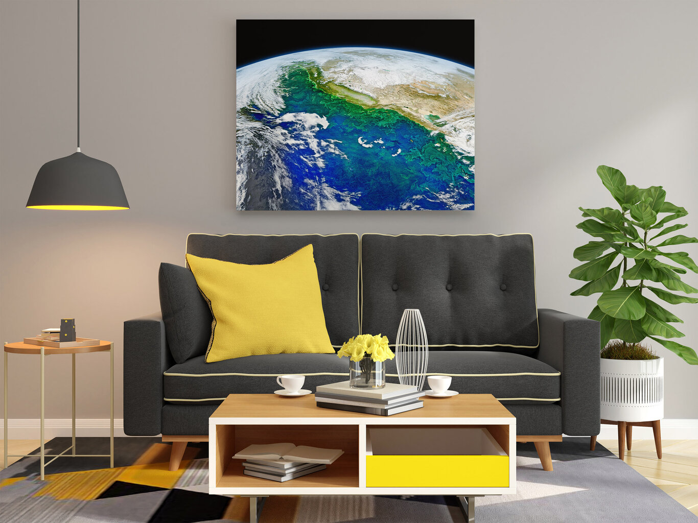 Reproduktsioon Planeet Maa, 100x70 cm hind ja info | Seinapildid | kaup24.ee