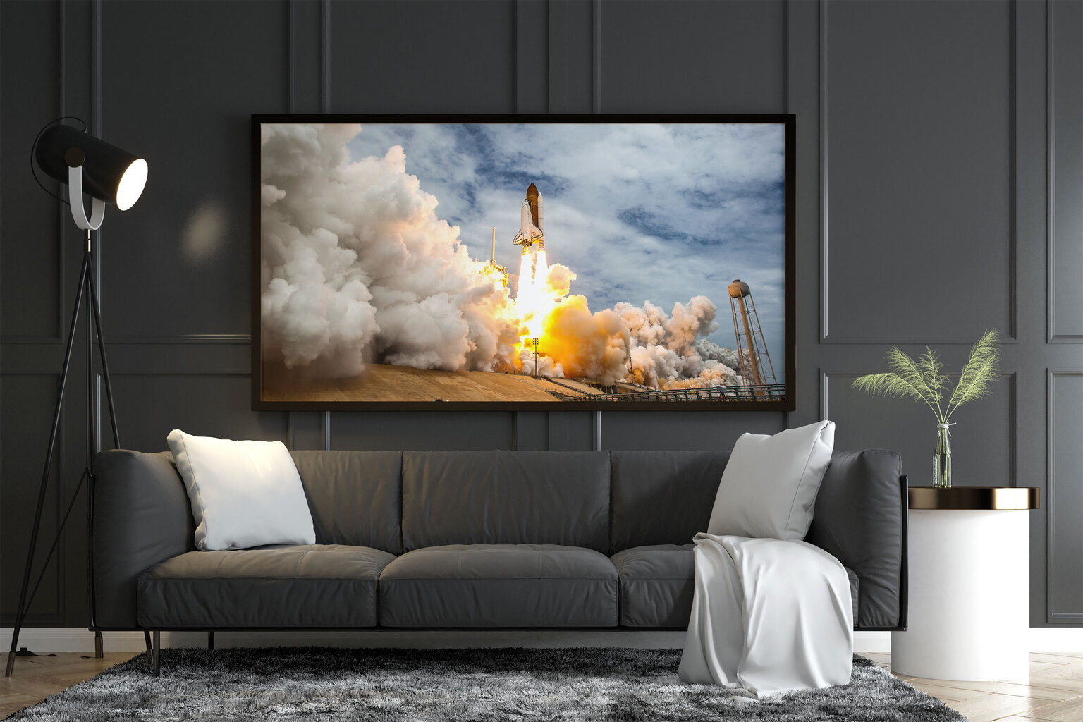 Reproduktsioon Kosmoselaeva õhkutõus, 100x70 cm hind ja info | Seinapildid | kaup24.ee