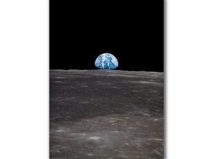 Reproduktsioon Maa vaade kuu pealt, 100x70 cm hind ja info | Seinapildid | kaup24.ee
