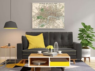 Plakat Antiikne kaart London, 42x59 cm (A2), Wolf Kult hind ja info | Seinapildid | kaup24.ee