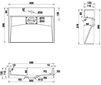 Konglomeraadist valamu Mexen Ava 1/O, 50x38 cm hind ja info | Kraanikausid, valamud | kaup24.ee