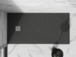 Ristkülikukujuline dušialus Mexen Stone+ su sifooniga, Anthracite, 200x80,90,100 cm цена и информация | Dušialused | kaup24.ee