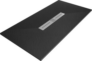 Прямоугольный душевой поддон Mexen Toro SMC с сифоном, черный цвет, 200x70,80,90 см цена и информация | Полочки для душа | kaup24.ee