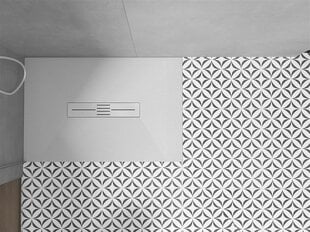 Ristkülikukujuline dušialus Mexen Toro SMC sifooniga, White, 140x70,80,90 cm hind ja info | Dušialused | kaup24.ee